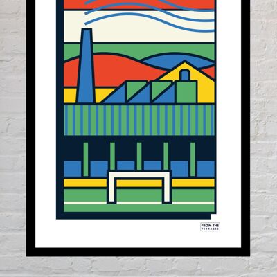 From The Terraces Home End Print - A2 Unframed