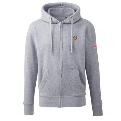 FTT Full Zip Hoodie - S - Gray