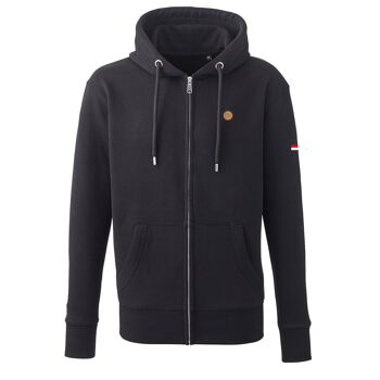 Sweat à capuche zippé FTT - S - Noir 1