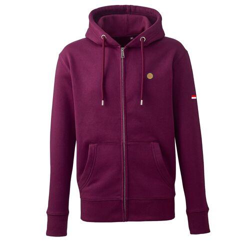 FTT Full Zip Hoodie - XL - Burgundy