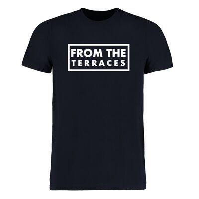 From The Terraces Tee - XS - Navy/White