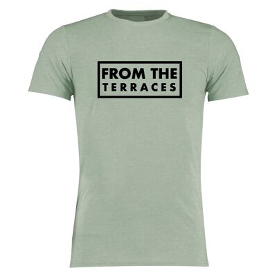 From The Terraces Tee - S - Sage/Black