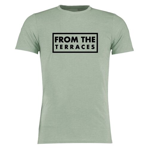 From The Terraces Tee - M - Sage/Black