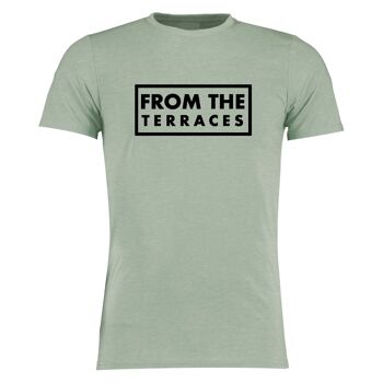 T-shirt From The Terraces - 3XL - Sauge/Noir 1