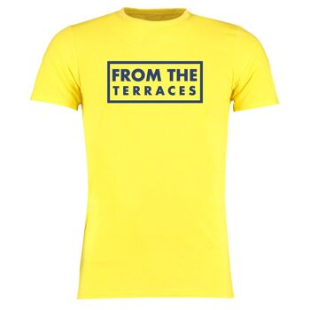 T-shirt From The Terraces - 4XL - Jaune/Bleu 1