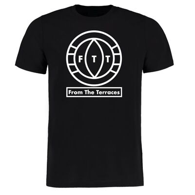 FTT Big Logo Tee - M - Black/White