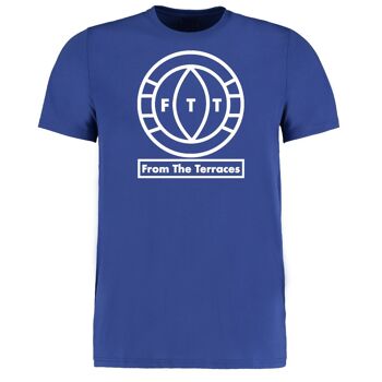 T-shirt à grand logo FTT - 3XL - Bleu/Blanc 1