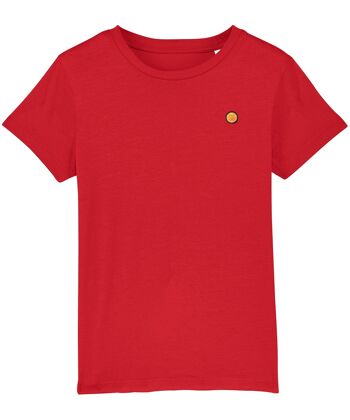 T-shirt pour jeunes FTT - 3-4 - Rouge 1