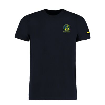 Stockholm Series Tee - Yellow & Black - S - Navy