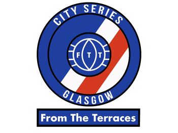 T-shirt Glasgow City Series - Bleu, Rouge et Blanc - XS - Blanc 2