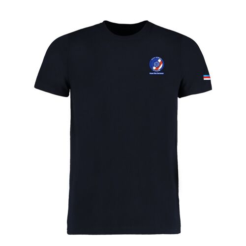 Glasgow City Series Tee - Blue, Red and White - S - Black