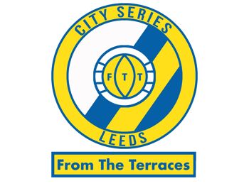T-shirt Leeds City Series - Bleu et Jaune - L - Blanc 2