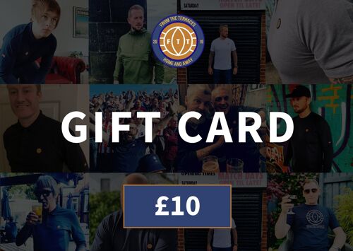 From The Terraces Gift Card - £10.00