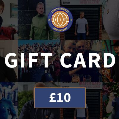 From The Terraces Gift Card - £10.00