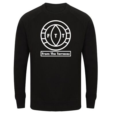 FTT Big Logo Sweatshirt - S - Black/White