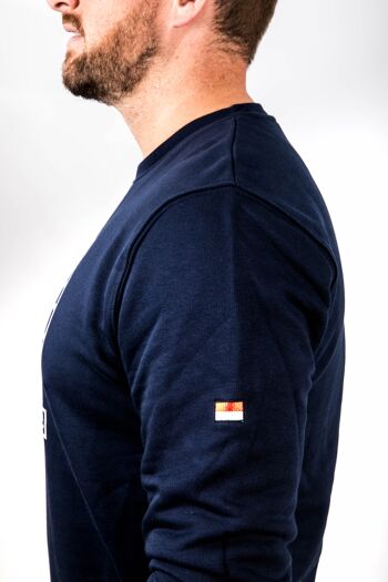 Sweat FTT Big Logo - XL - Marine/Blanc 4