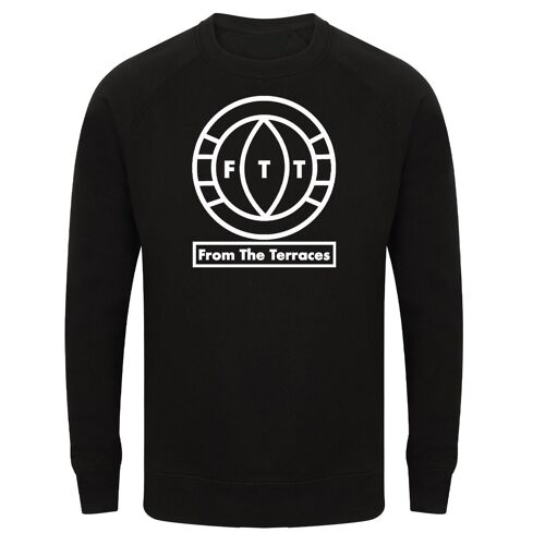 FTT Big Logo Sweatshirt - 2XL - Black/White