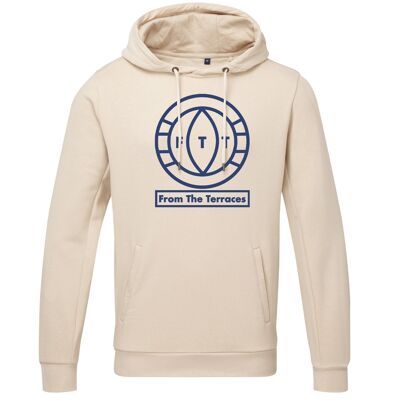 FTT Big Logo Hoodie - M - Stone/Blue