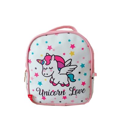 [ 12438-16 ] Cute Unicorn Backpack / Shoulder Bag for Girls