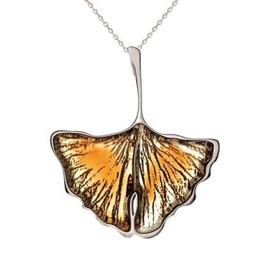Pendentif argent ambre_3