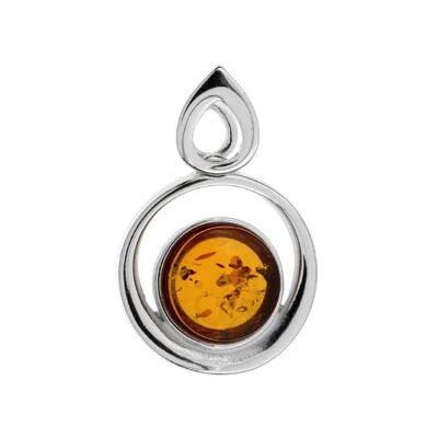 Pendentif argent ambre_11