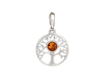 Pendentif argent ambre_16