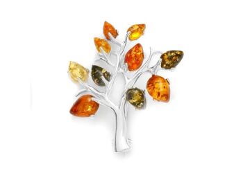 Broche argent ambre_2