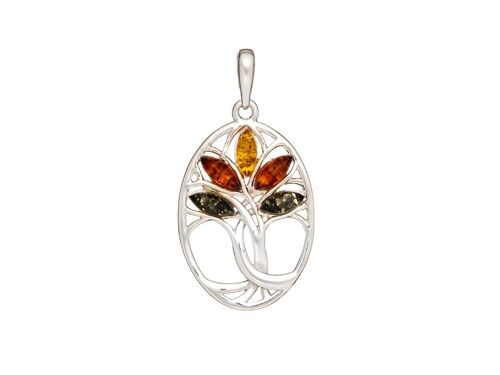 Pendentif argent ambre_26