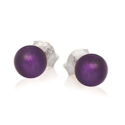 Boucle d'oreille argent amethyste_2