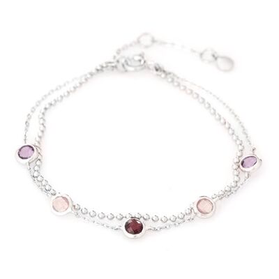 Bracelet argent multicolor_3