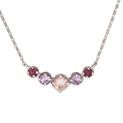 Collier argent multicolor_2