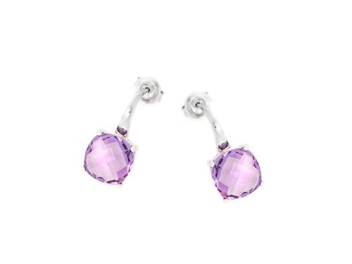 Boucle d'oreille argent amethyste_6