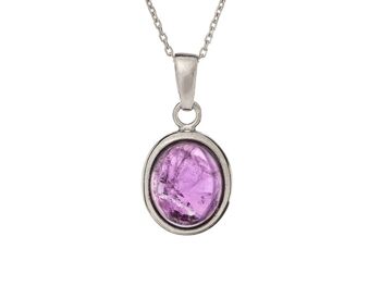 Pendentif argent amethyste_2