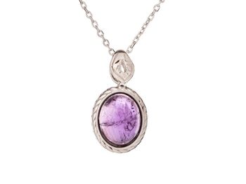 Pendentif argent amethyste_3