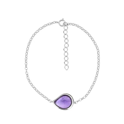 Bracelet argent amethyste_3