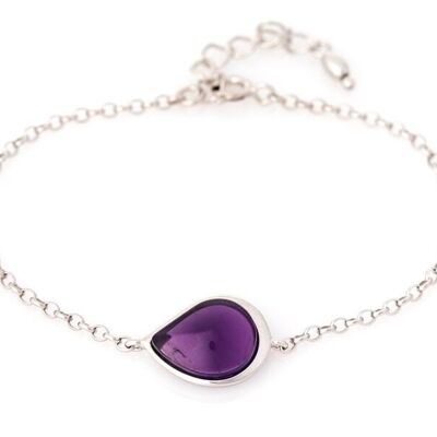 Bracelet argent amethyste_3