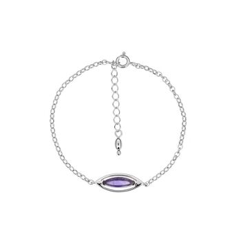 Bracelet argent amethyste_4