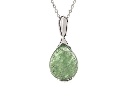 Pendentif argent aventurine_4