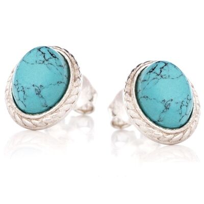 TURQUOISE SILVER EARRING_2