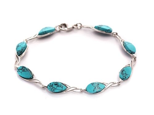 Bracelet argent turquoise_1