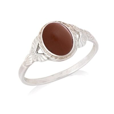 GARNET SILVER RING_5