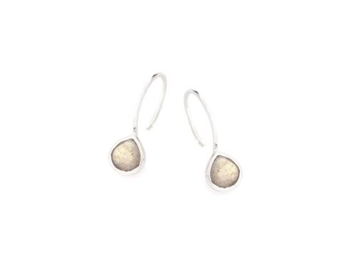 Boucle d'oreille argent labradorite_1