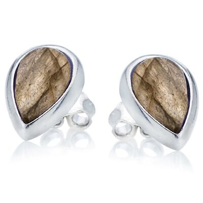 Boucle d'oreille argent labradorite_3