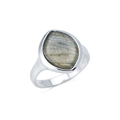 Anillo de plata labradorita - CSA-BA024