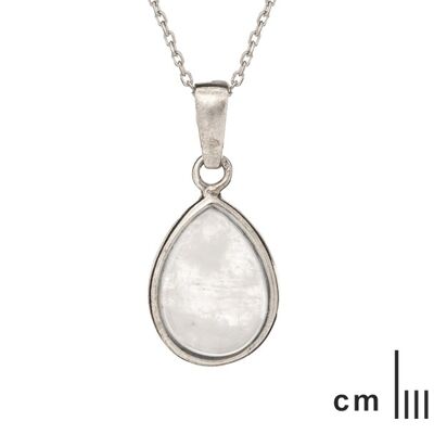 SILVER PIERRE DE LUNE PENDANT_1