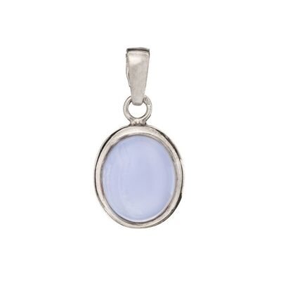 Pendentif argent agate blue lace_1