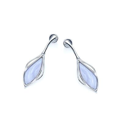 ORECCHINO ARGENTO AGATA PIZZO BLU_2
