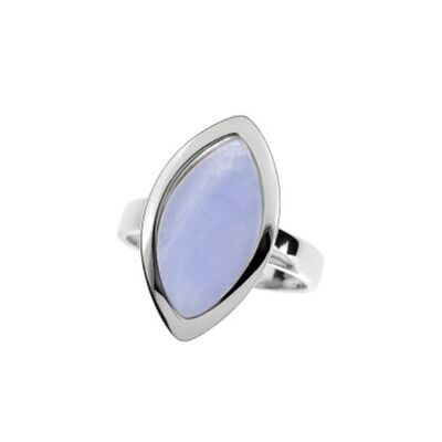 SILVER RING AGATE BLUE LACE_16