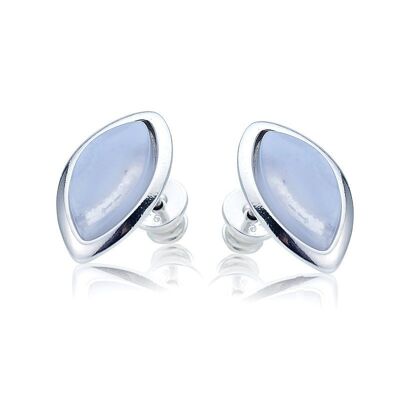 SILVER EARRING AGATE BLUE LACE_3