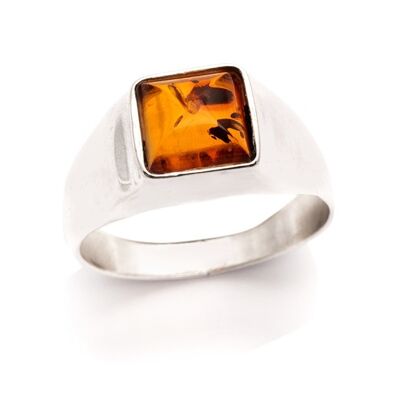 SILVER RING AMBRE_222